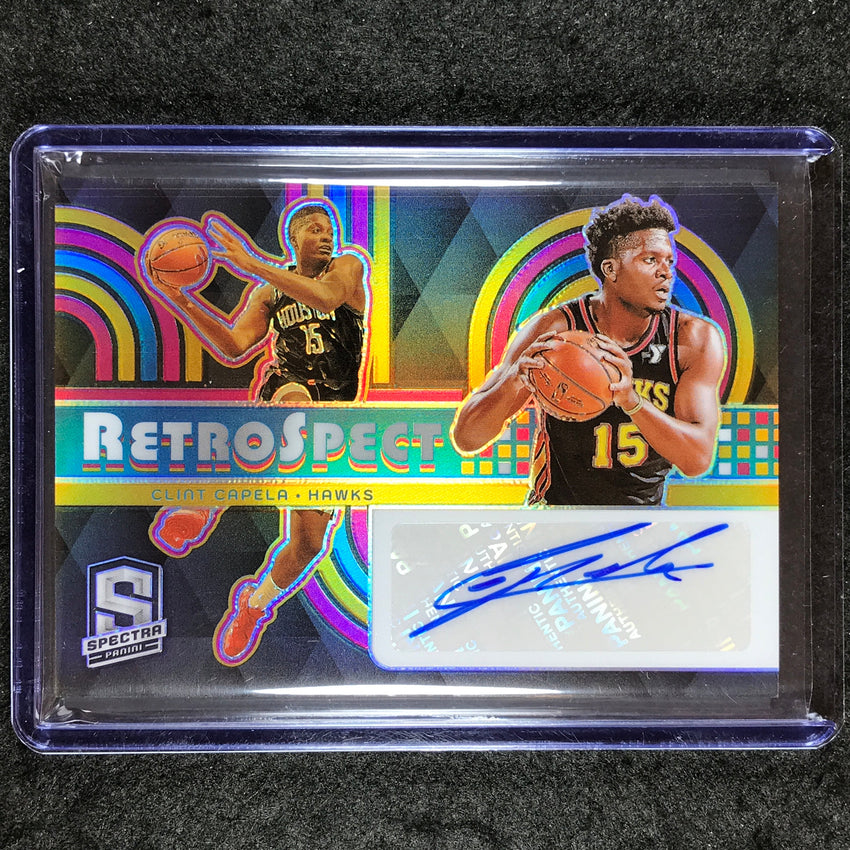 2023-24 Spectra CLINT CAPELA RetroSpect Auto Base 19/99