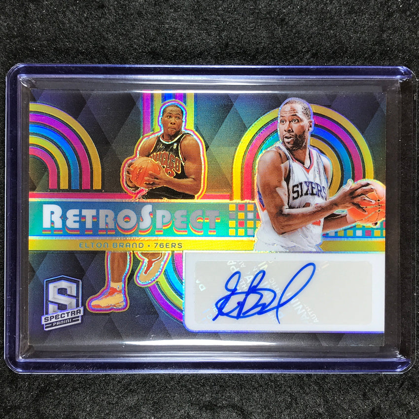 2023-24 Spectra ELTON BRAND RetroSpect Auto Base 59/99