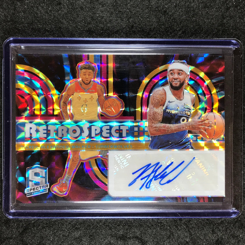 2023-24 Spectra NICKEIL ALEXANDER-WALKER RetroSpect Auto Interstellar 8/75