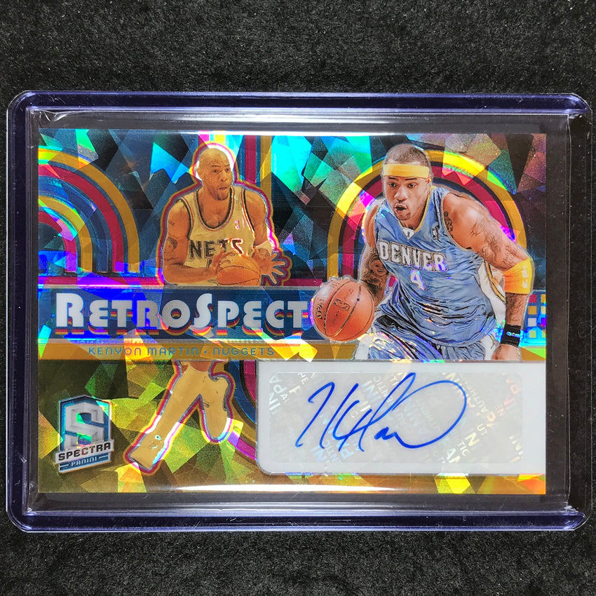 2023-24 Spectra KENYON MARTIN RetroSpect Auto Astral 12/49