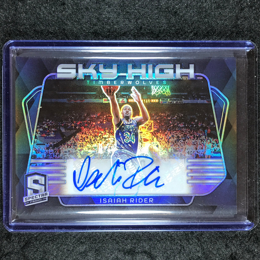 2023-24 Spectra ISAIAH RIDER Sky High Signatures Auto Base 60/99