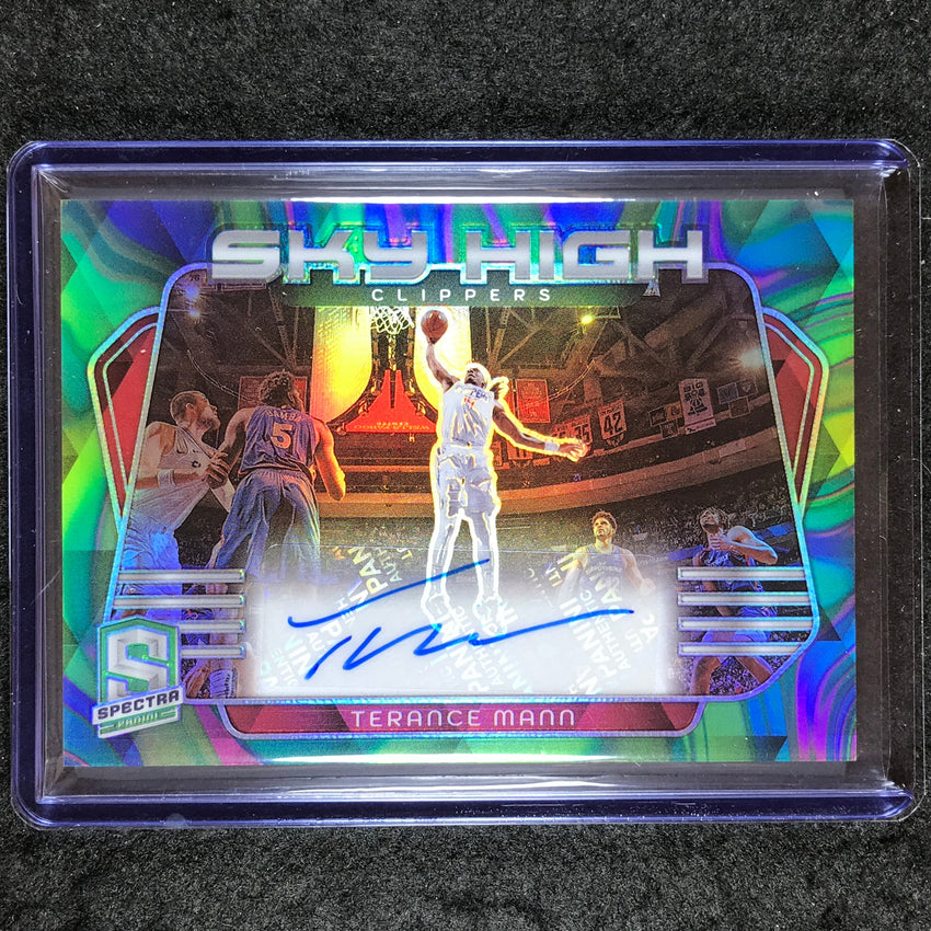 2023-24 Spectra TERANCE MANN Sky High Signatures Auto Marble 5/5