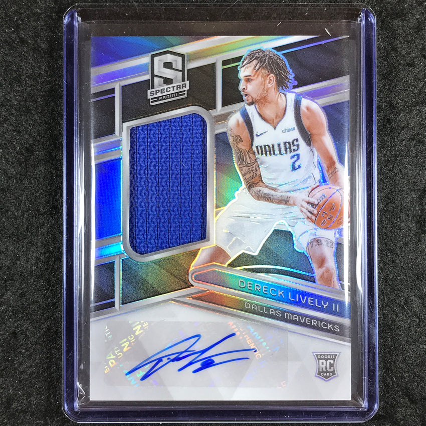 2023-24 Spectra DERECK LIVELY II Rookie Jersey Auto Base 186/199 #243