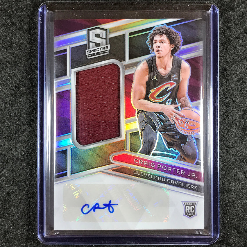 2023-24 Spectra CRAIG PORTER JR. Rookie Jersey Auto Base 127/199 #245