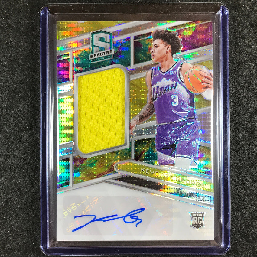 2023-24 Spectra KEYONTE GEORGE Rookie Jersey Auto Celestial 46/99 #201