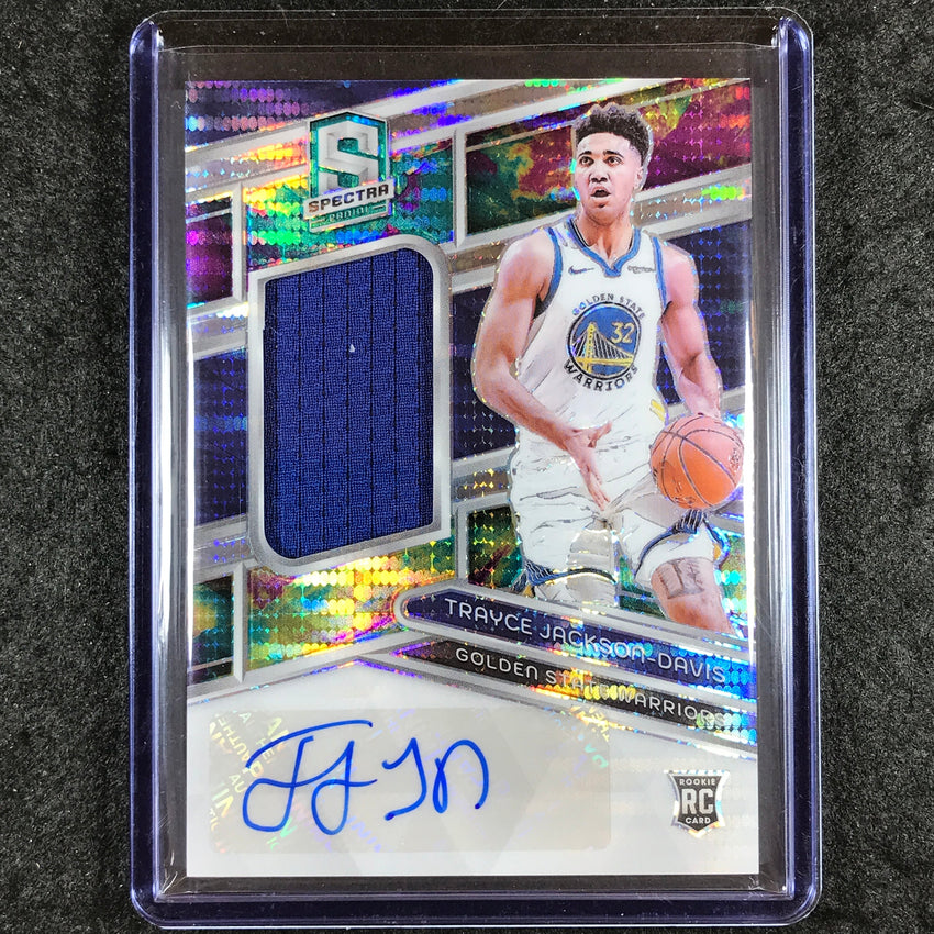 2023-24 Spectra TRAYCE JACKSON-DAVIS Rookie Jersey Auto Celestial 42/99 #233