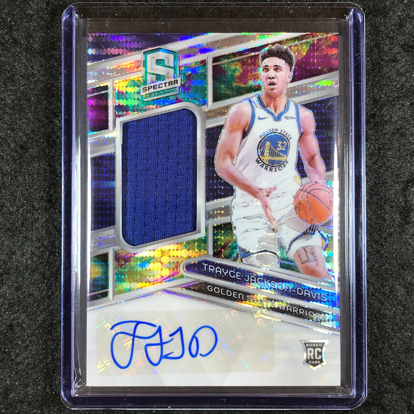 2023-24 Spectra TRAYCE JACKSON-DAVIS Rookie Jersey Auto Celestial 96/99 #233