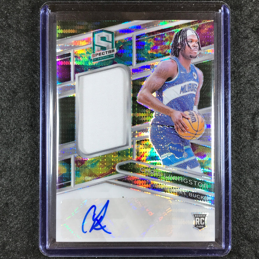 2023-24 Spectra CHRIS LIVINGSTON Rookie Jersey Auto Celestial 53/99 #238