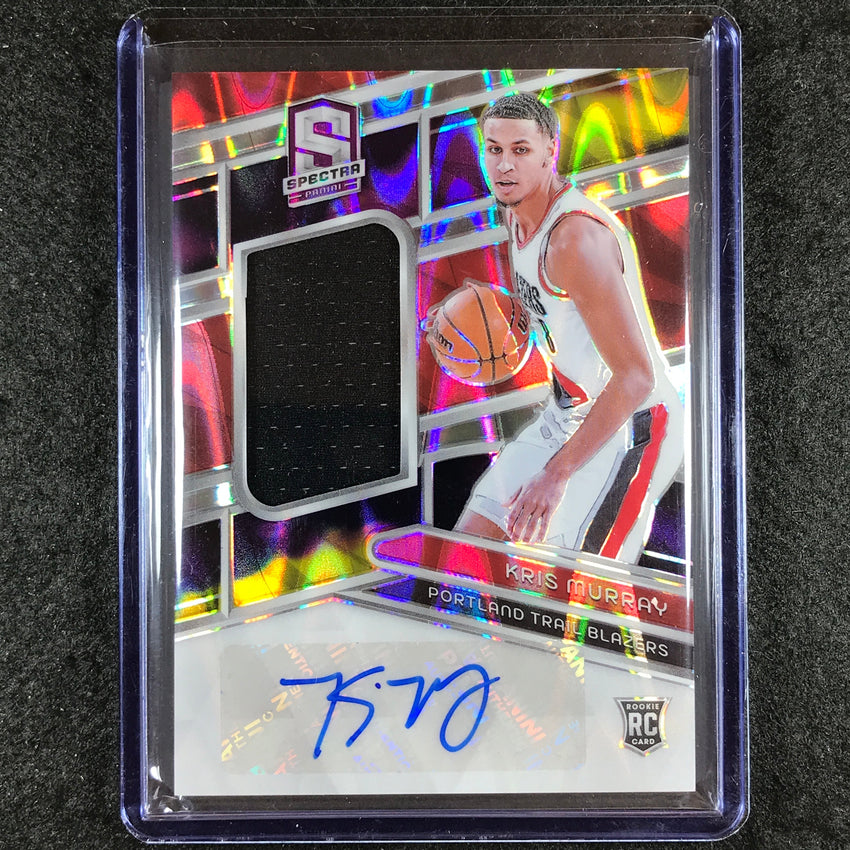 2023-24 Spectra KRIS MURRAY Rookie Jersey Auto Supernova 7/75 #205