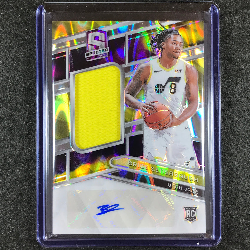 2023-24 Spectra BRICE SENSABAUGH Rookie Jersey Auto Supernova 15/75 #220