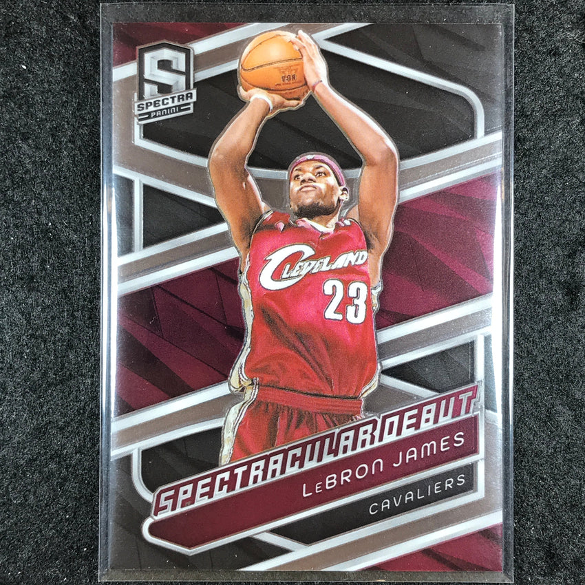 2023-24 Spectra LEBRON JAMES Base Spectacular Debut #179