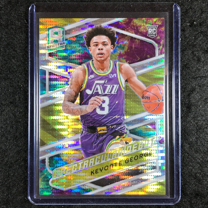 2023-24 Spectra KEYONTE GEORGE Rookie Spectacular Debut Celestial 54/125 #182