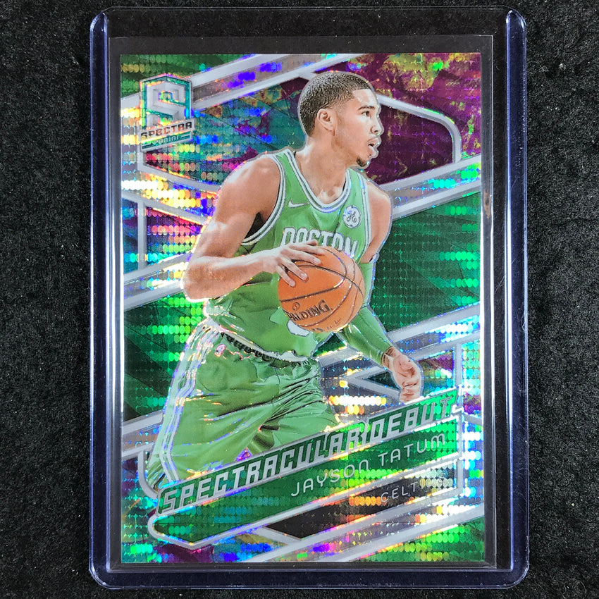 2023-24 Spectra JAYSON TATUM Spectacular Debut Celestial 70/125 #192