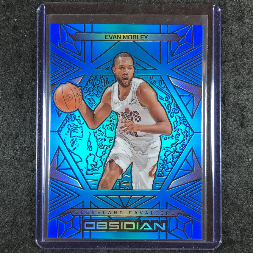 2024-25 Obsidian EVAN MOBLEY Base Blue Flood 19/30 #7