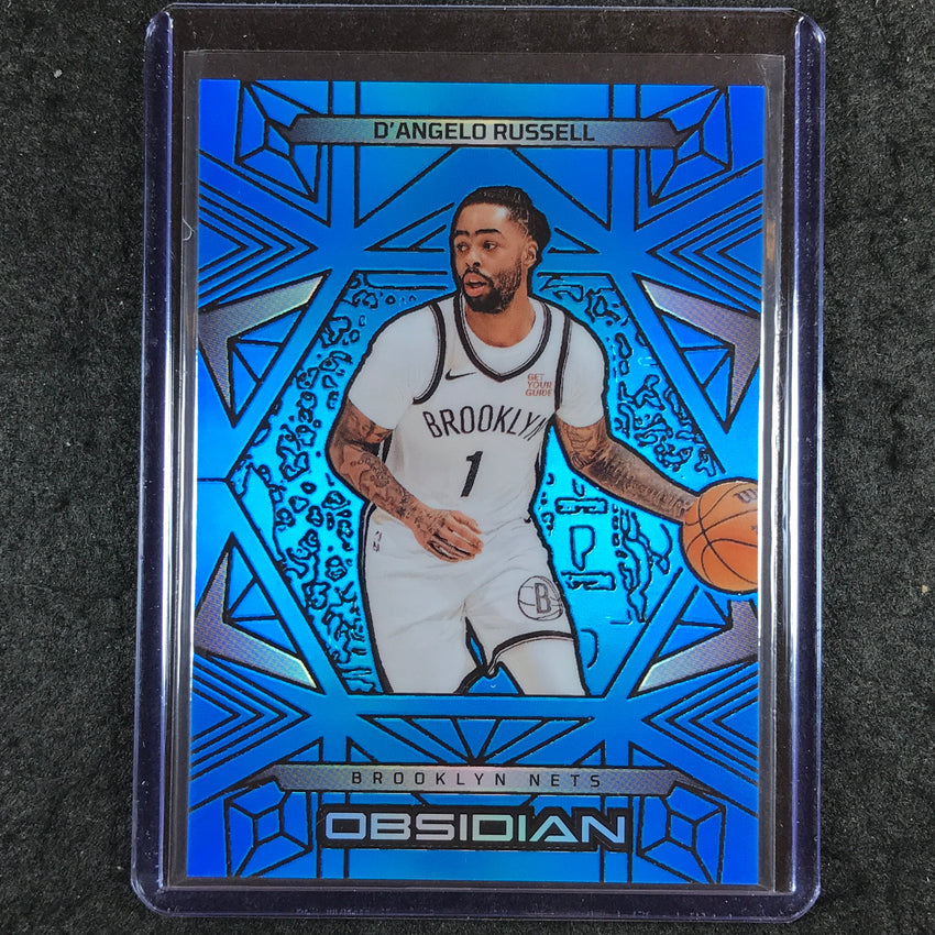 2024-25 Obsidian D'ANGELO RUSSELL Base Blue Flood 18/30 #70