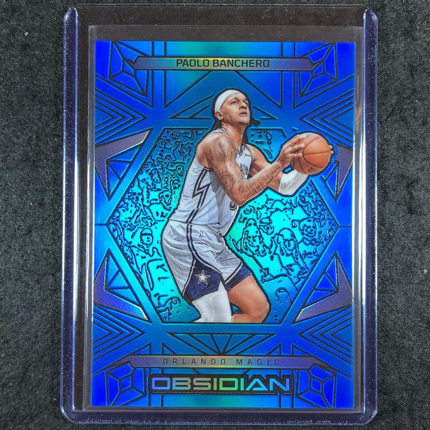 2024-25 Obsidian PAOLO BANCHERO Base Blue Flood 7/30 #76