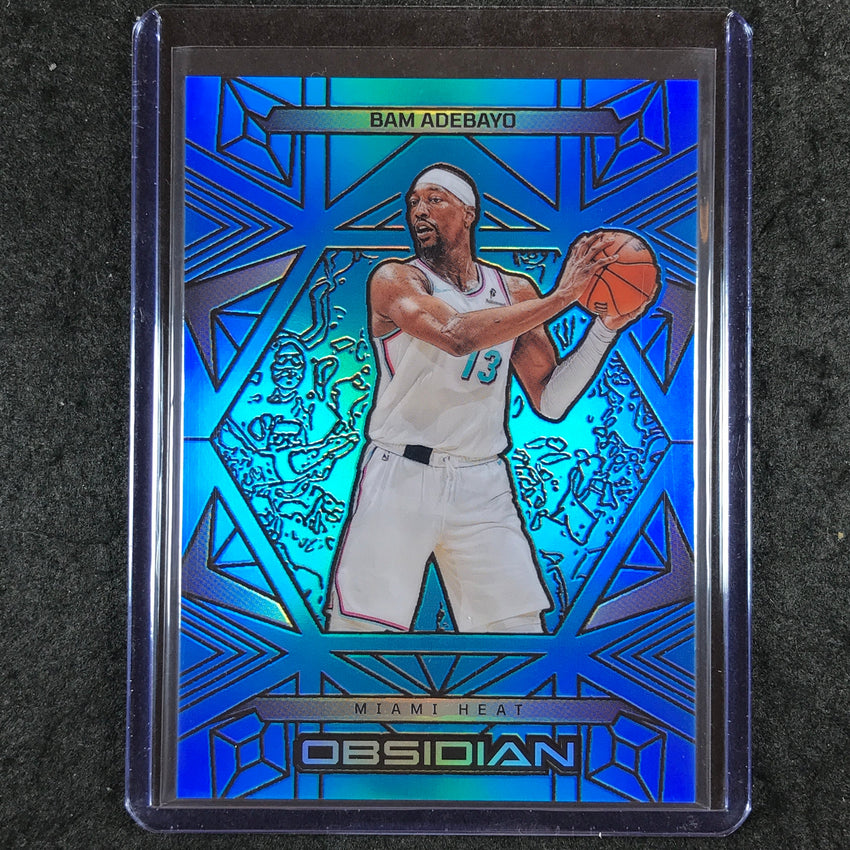 2024-25 Obsidian BAM ADEBAYO Base Blue Flood 22/30 #140