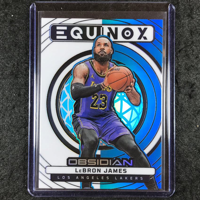 2024-25 Obsidian LEBRON JAMES Equinox Blue Flood 10/30 #26
