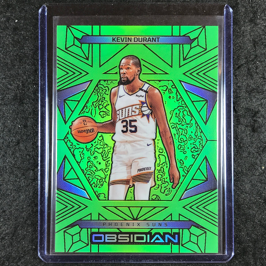 2024-25 Obsidian KEVIN DURANT Base Green Flood 8/25 #98