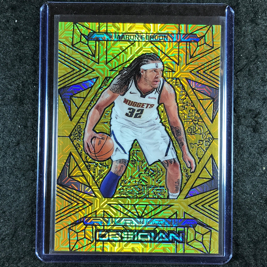 2024-25 Obsidian AARON GORDON Base Gold Flood 8/10 #82