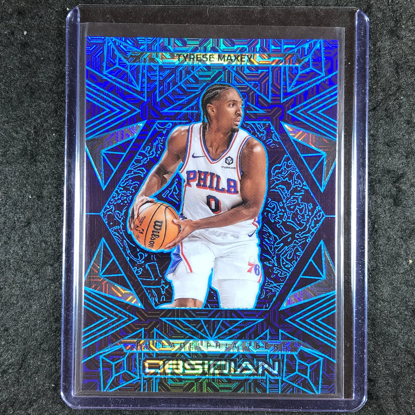 2024-25 Obsidian TYRESE MAXEY Base Deep Sea Mojo Flood 3/5 #77