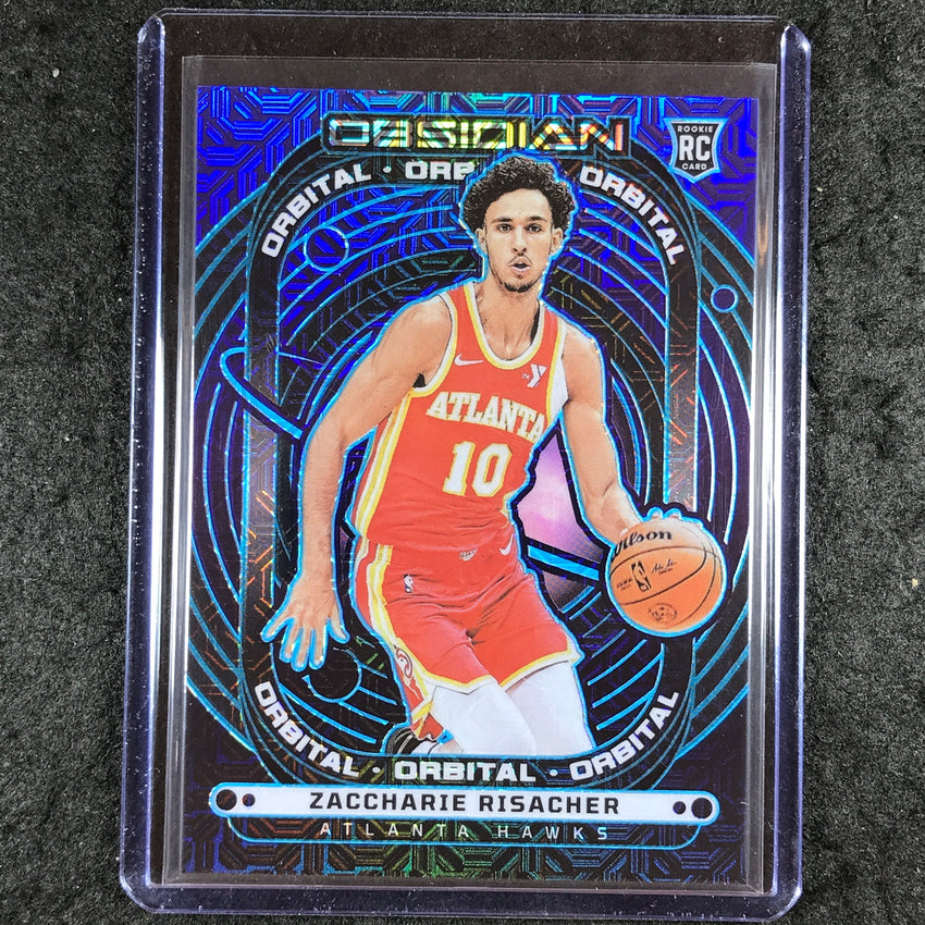 2024-25 Obsidian ZACCHARIE RISACHER Orbital Rookie Deep Sea Mojo Flood 5/5 #8