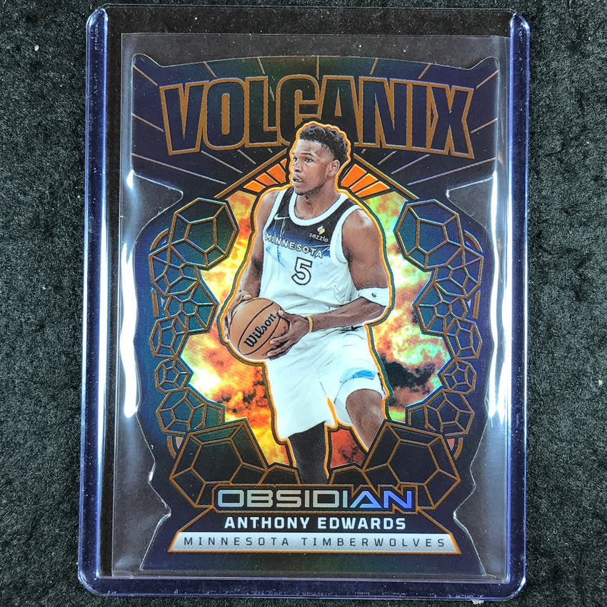 2024-25 Obsidian ANTHONY EDWARDS Volcanix Die-Cut SP #4