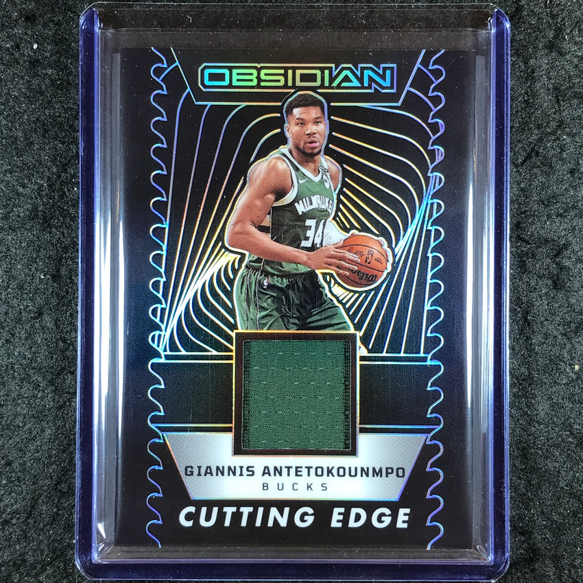 2024-25 Obsidian GIANNIS ANTETOKOUNMPO Cutting Edge Memorabilia Jersey 112/249