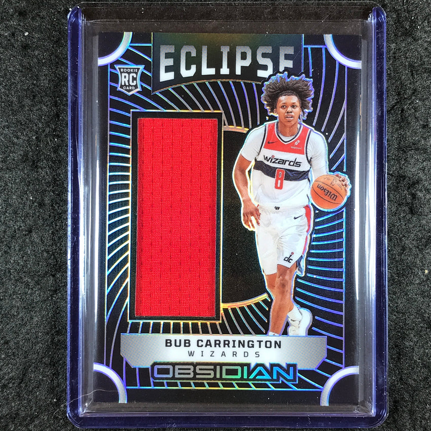 2024-25 Obsidian BUB CARRINGTON Eclipse Materials Rookie Jersey Relic 242/249