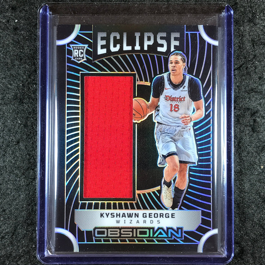 2024-25 Obsidian KYSHAWN GEORGE Eclipse Materials Rookie Jersey Relic 201/249