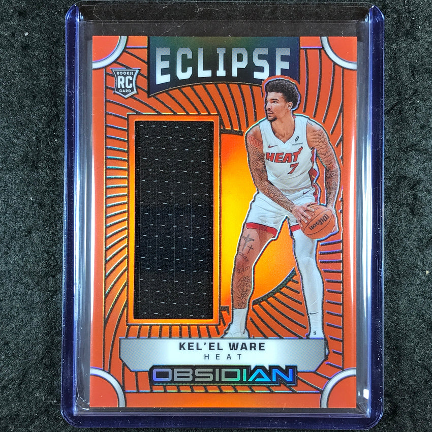 2024-25 Obsidian KEL'EL WARE Eclipse Materials Rookie Jersey Orange Flood 39/99