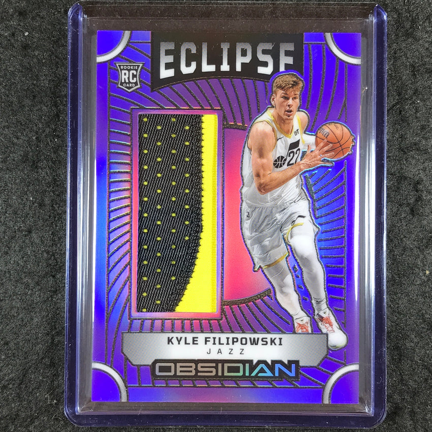 2024-25 Obsidian KYLE FILIPOWSKI Eclipse Materials Rookie Patch Purple 27/75