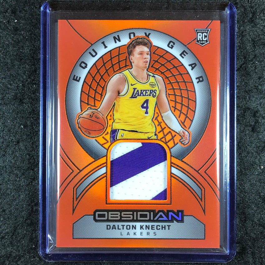 2024-25 Obsidian DALTON KNECHT Equinox Gear Rookie Patch Orange Flood 95/99