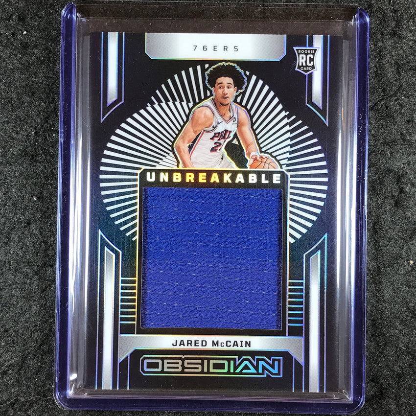 2024-25 Obsidian JARED MCCAIN Unbreakable Memorabilia Rookie Jersey Relic 36/249