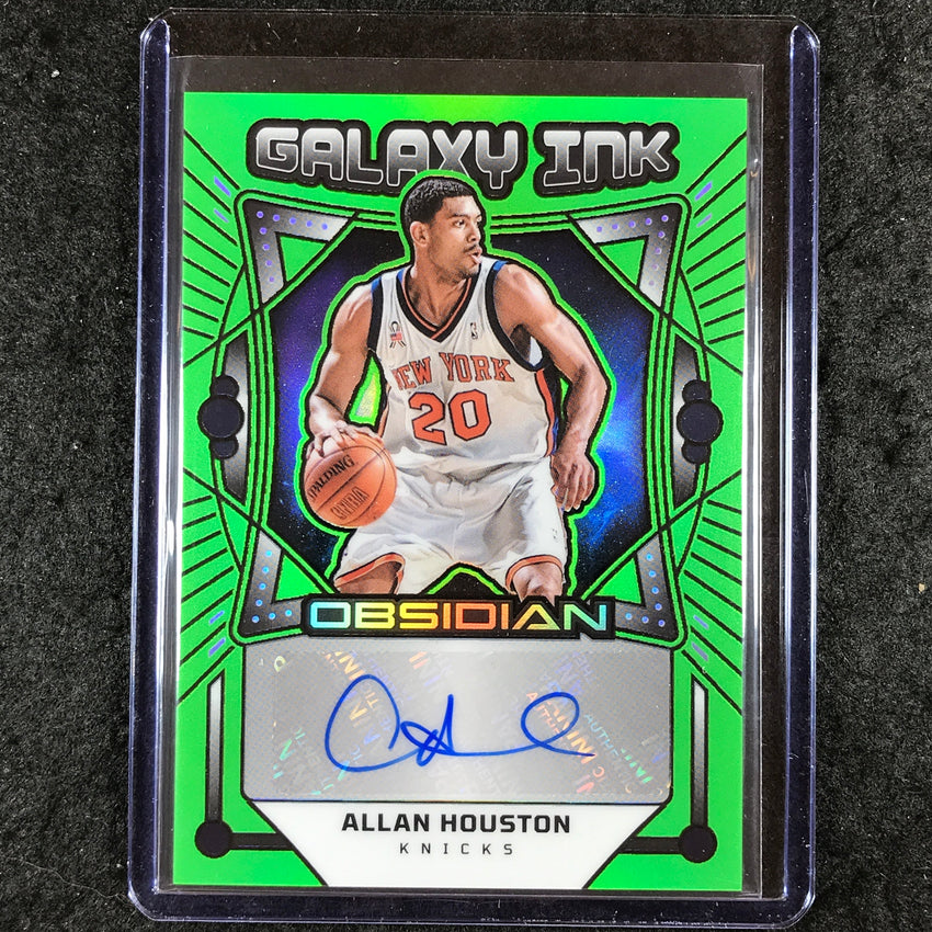 2024-25 Obsidian ALLAN HOUSTON Galaxy Ink Auto Green Flood 11/25