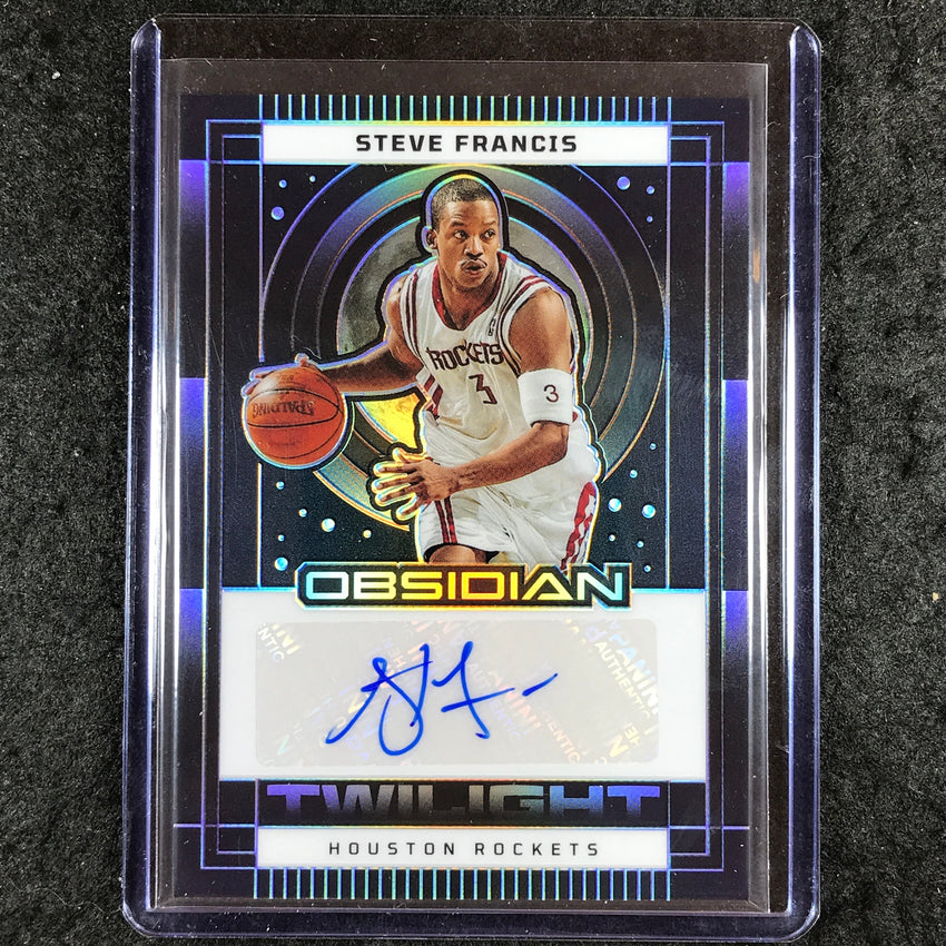 2024-25 Obsidian STEVE FRANCIS Twilight Signatures Auto 109/149