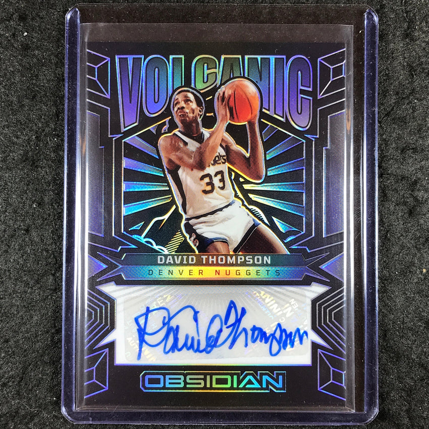 2024-25 Obsidian DAVID THOMPSON Volcanic Signatures Auto 139/149