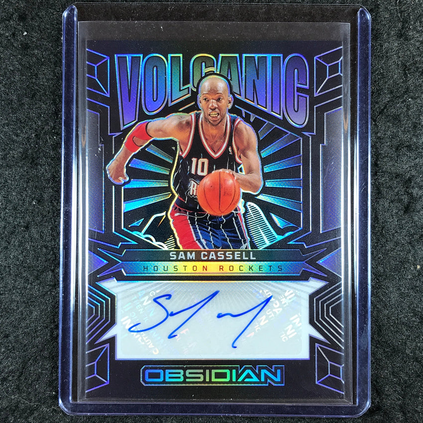 2024-25 Obsidian SAM CASSELL Volcanic Signatures Auto 8/149