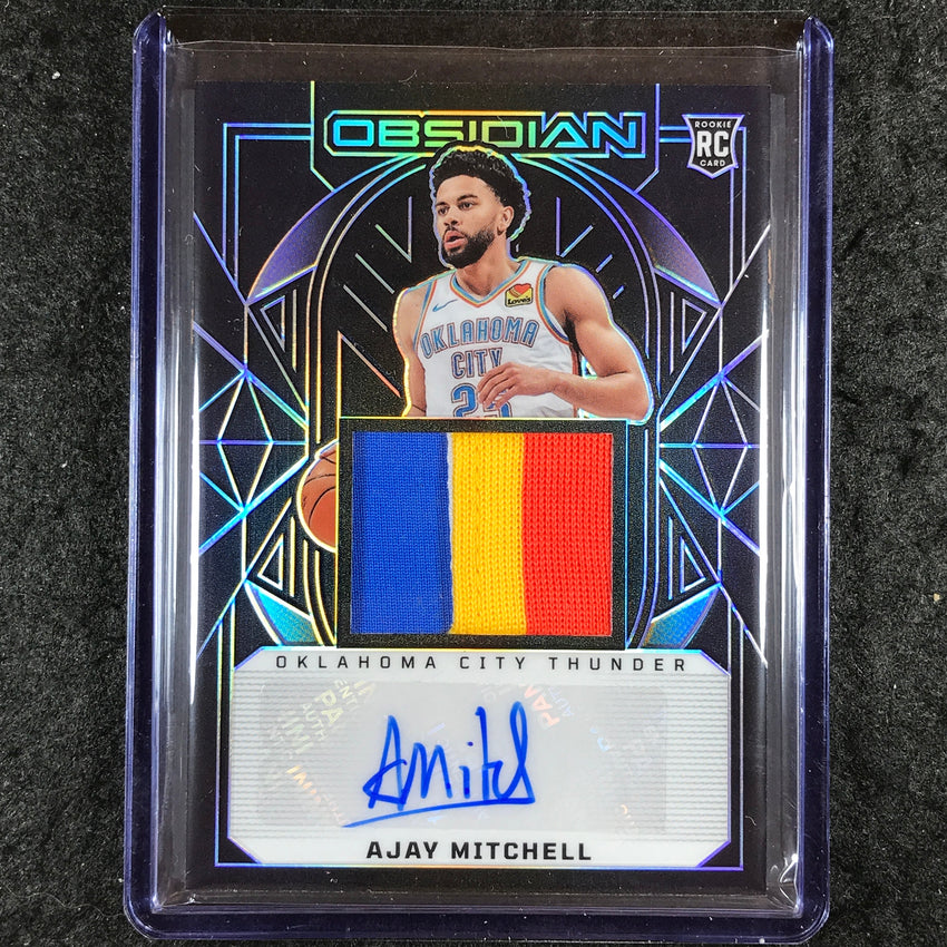 2024-25 Obsidian AJAY MITCHELL Rookie Patch Auto 111/125