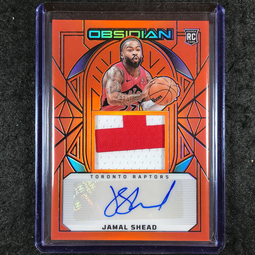 2024-25 Obsidian JAMAL SHEAD Rookie Patch Auto Orange Flood 23/99