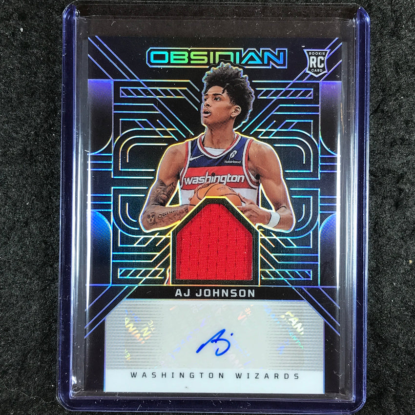 2024-25 Obsidian AJ JOHNSON Rookie Jersey Ink Auto 45/125