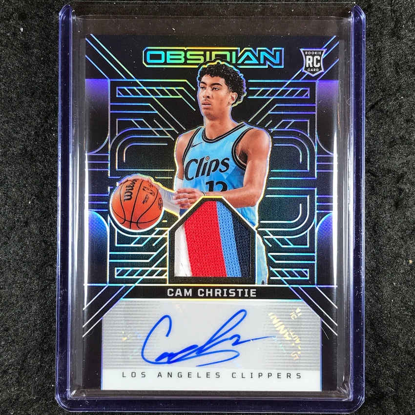 2024-25 Obsidian CAM CHRISTIE Rookie Patch Ink Auto 40/125