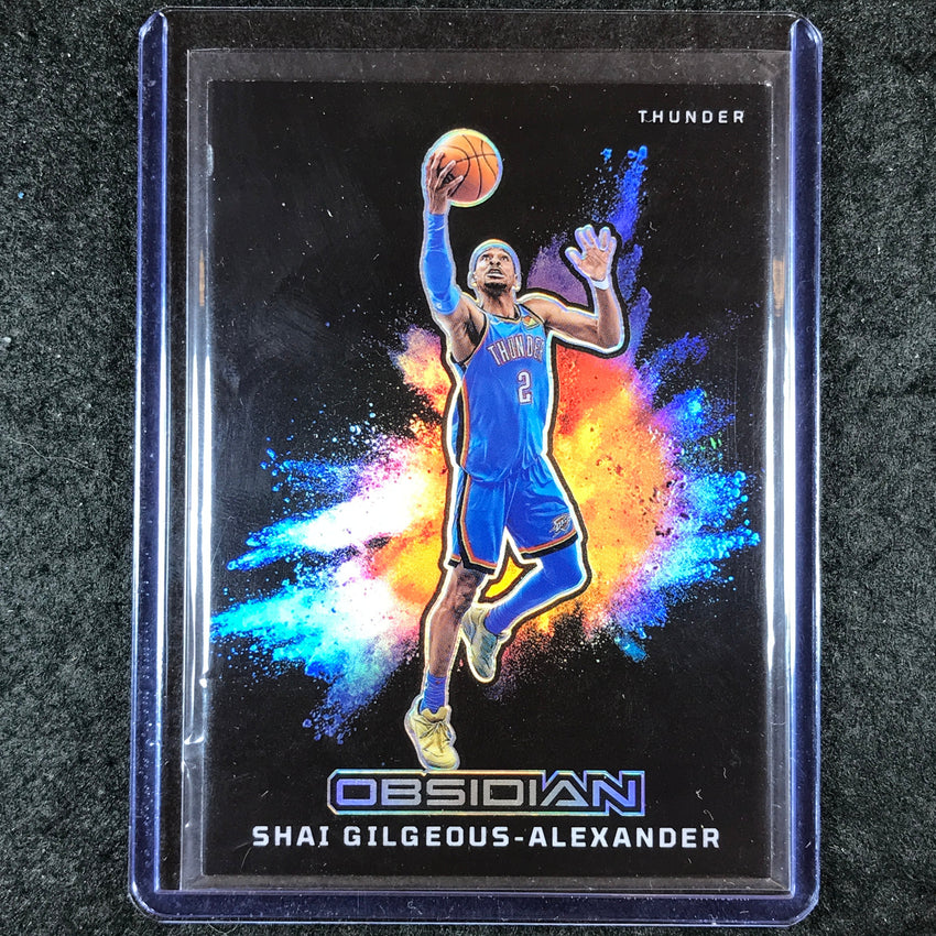 2024-25 Obsidian SHAI GILGEOUS-ALEXANDER Black Color Blast SSP #1