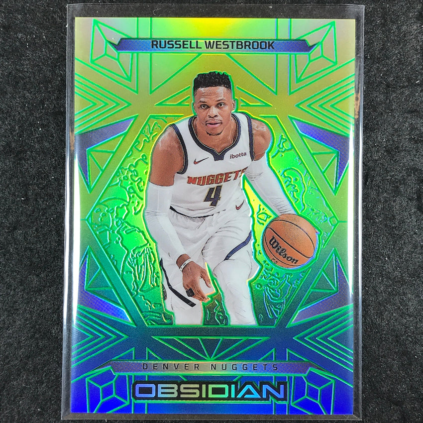 2024-25 Obsidian RUSSELL WESTBROOK Base Caldera Flood #11