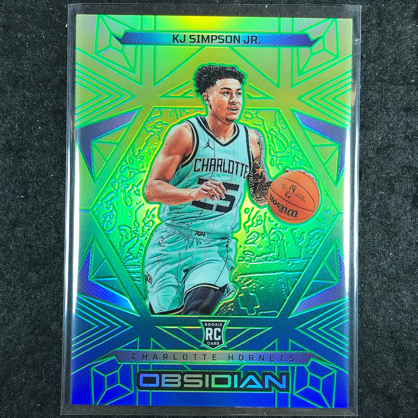 2024-25 Obsidian KJ SIMPSON JR. Rookie Base Caldera Flood #151