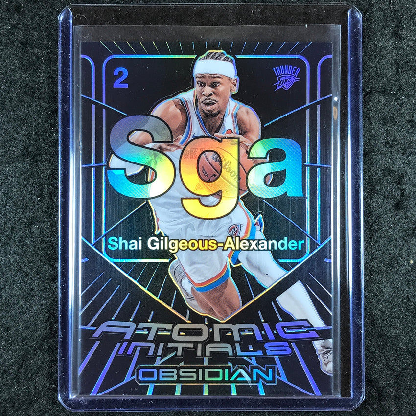 2024-25 Obsidian SHAI GILGEOUS-ALEXANDER Atomic Initials 120/125 #14