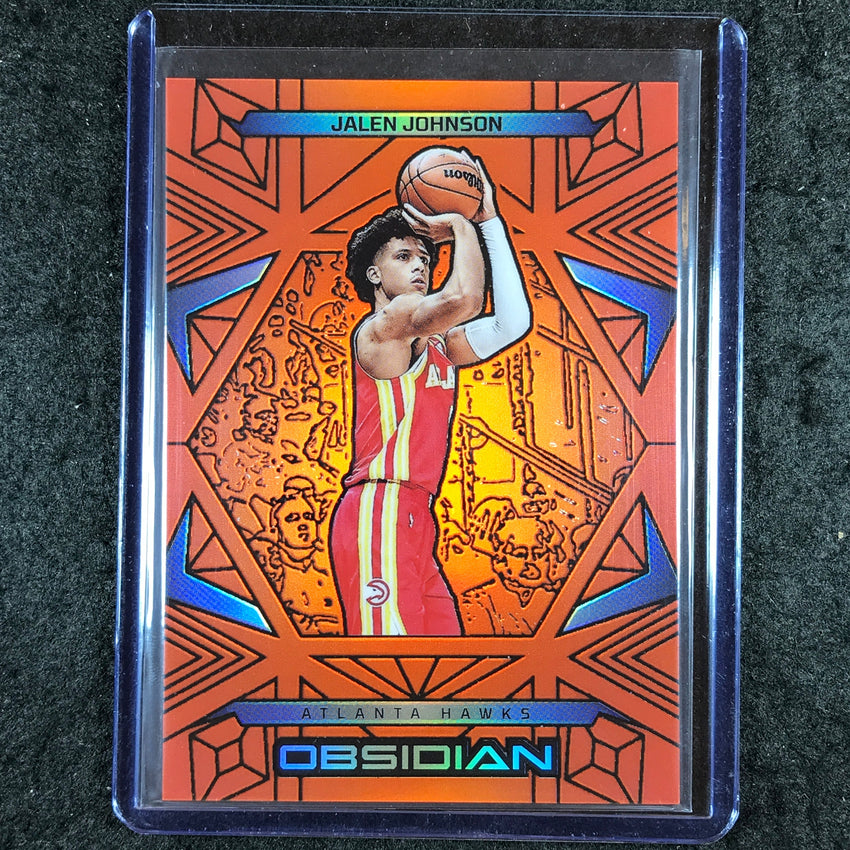 2024-25 Obsidian JALEN JOHNSON Base Orange Flood 59/125 #14