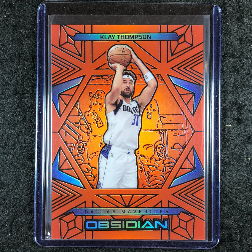 2024-25 Obsidian KLAY THOMPSON Base Orange Flood 10/125 #37
