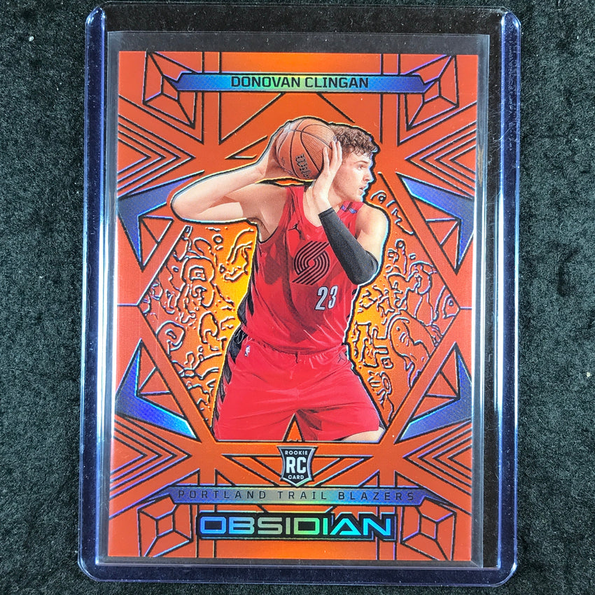 2024-25 Obsidian DONOVAN CLINGAN Rookie Base Orange Flood 115/125 #175