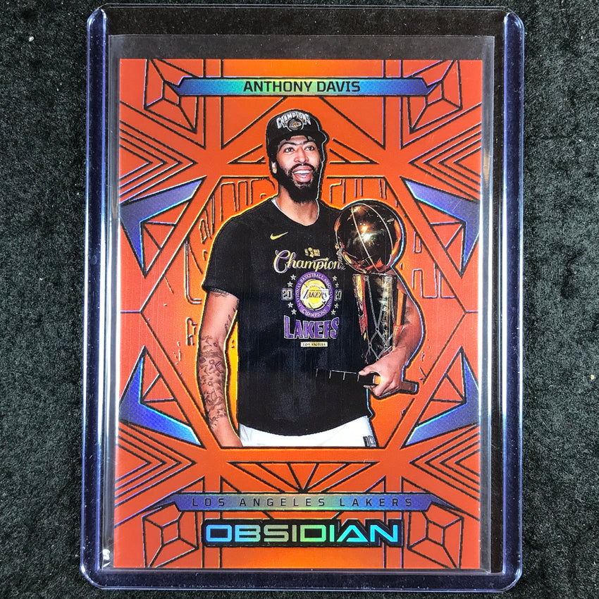 2024-25 Obsidian ANTHONY DAVIS Base Orange Flood 7/125 #187